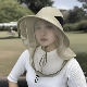 男女网纱面罩帽子遮阳帽户外登山防晒夏季 蚊虫紫外线遮脸钓鱼披肩