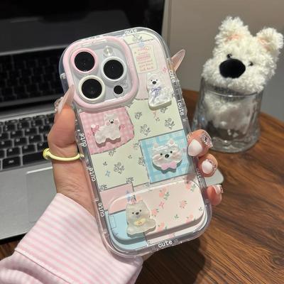 碎花小狗适用华为pura80手机壳新款mate70pro保护套的nova14带支架p60art公仔40防摔11ultra50女款8se畅享70