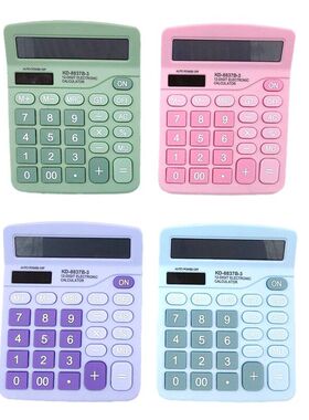 彩色计算机8837B学生用便携式计算器财务公大屏幕礼品计算机