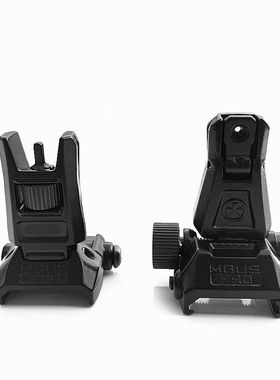 外卖爆款PRO金属机瞄折叠机瞄金属瞄准器准星照门模型玩具