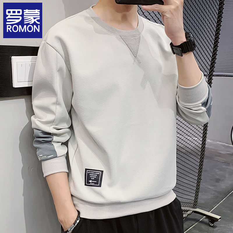 罗蒙男士卫衣秋冬款2024新款