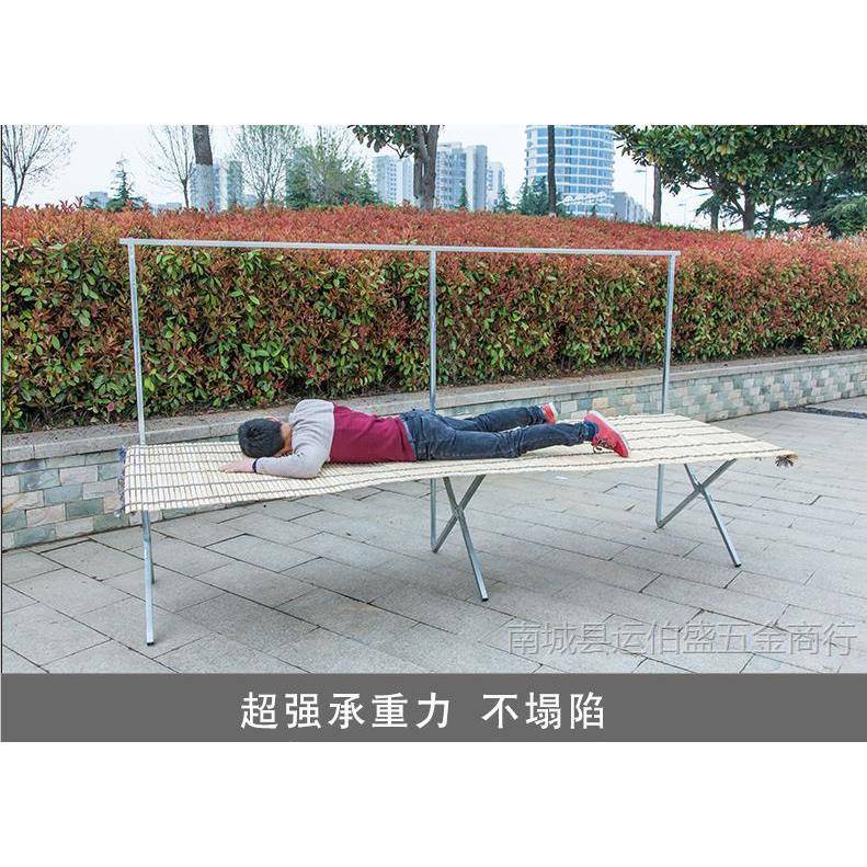 加厚夜市2DCE竹米席3地摊货架摆摊折叠摆地摊竹片桌架米竹席架子
