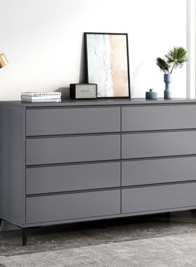 五斗柜卧室家用靠墙落地物储置物柜意式轻奢厅边客五DIK斗柜橱抽