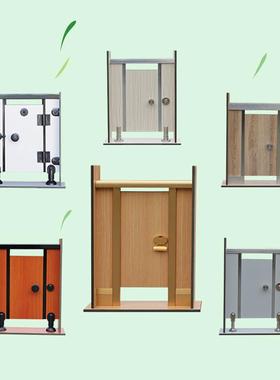 所卫生间456456隔断潮工程专用防隔断门隔层板防水厕板制定干湿分