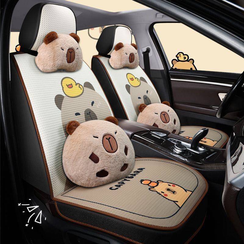 可卡皮巴拉SAV汽季坐垫四通用座垫卡车通爱座套车垫包座椅套女
