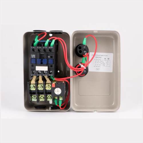 QCX5机-5磁力KGH启动器风开机关床粉碎机起动6电机过载保护器380v