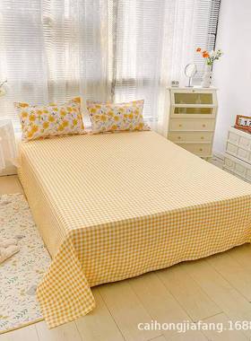 套水洗棉四件秋学生宿舍床上三件套四季CH-22822单通用单春人床被
