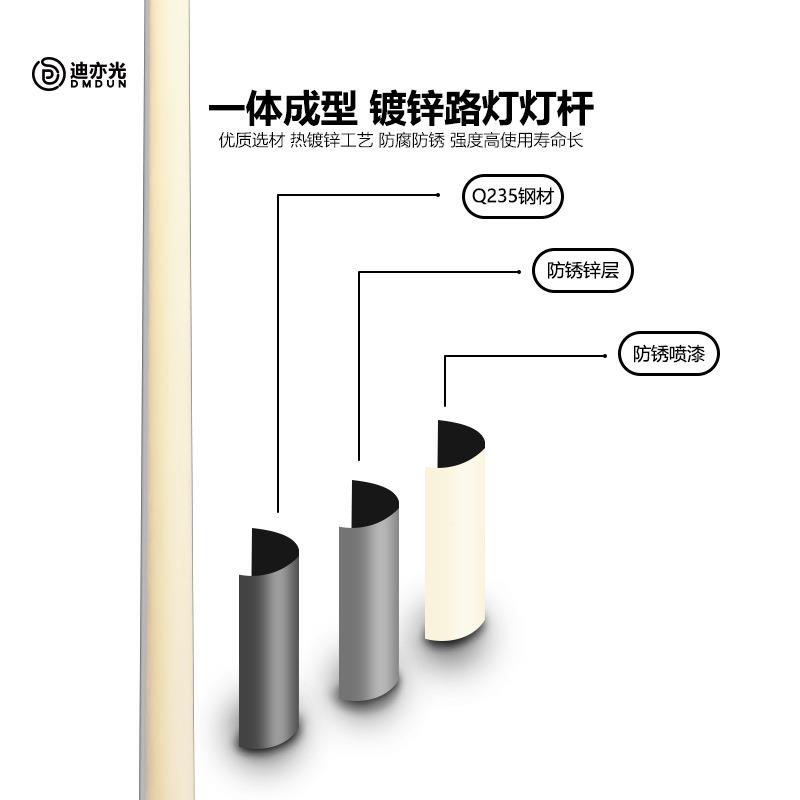 路灯杆户外1LE灯D市米电路3米4米56米5米市政高杆路VZC灯杆太阳能