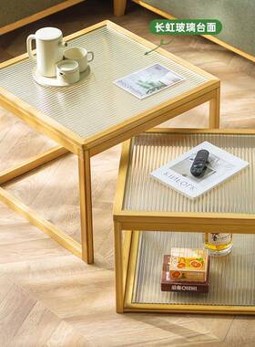 AXN茶几客约厅代家用泡茶桌子茶台小户型简现阳创台实木玻璃意方