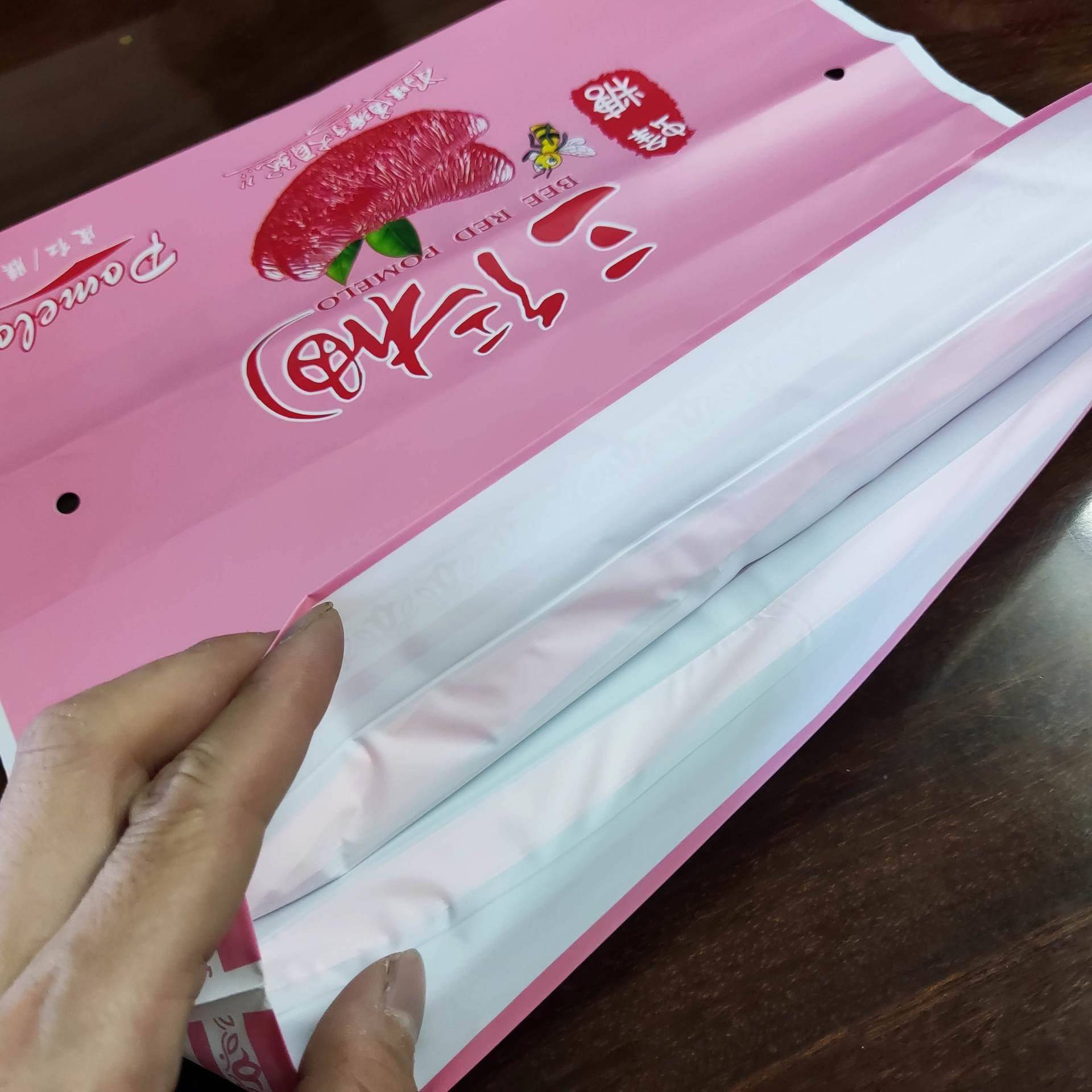 用蜂糖子大红柚束口袋3三红心蜜ILN柚专包袋子外包子装内包装袋袋