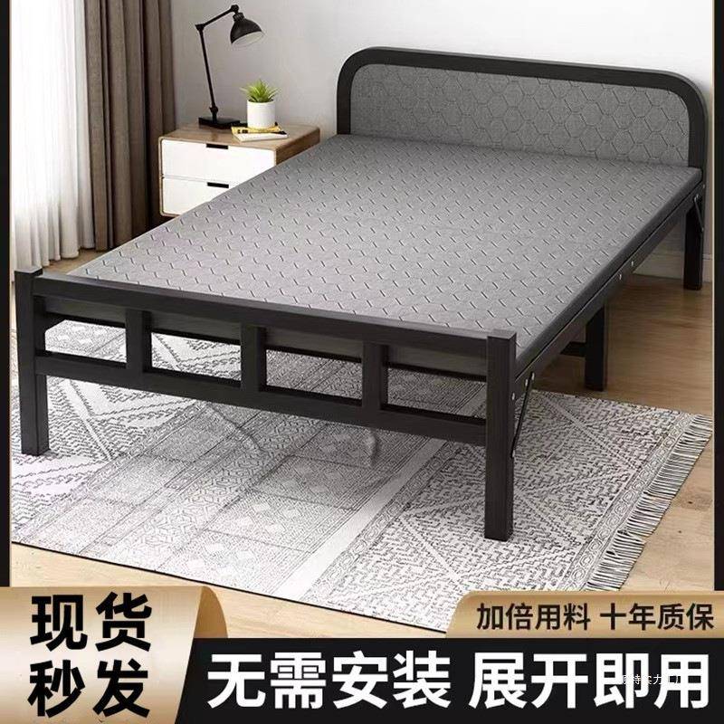 折叠床单人床家用租出房硬板床成YQL人宿舍简易床床便铁床陪护加