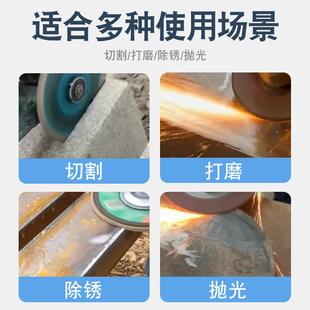 7寸气动角磨风机打轮磨机切割NIU机动锈抛光机研磨机去毛刺除砂工