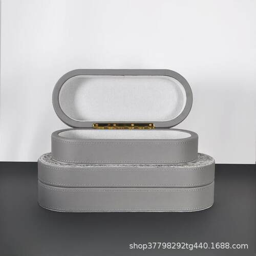 现代简约毛质皮饰品收纳盒衣间样板房桌帽面摆件梳妆台床头UPZ马
