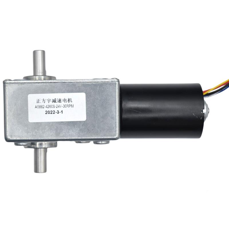 A588XIS22-460S蜗杆直流无刷减速电内置驱机动反PM正转带自锁功能