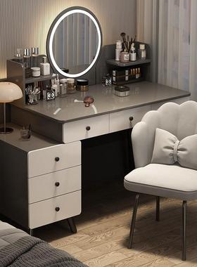 梳2妆台卧室简约现代化妆柜桌025年新小型收纳AL-75734斗柜化妆一
