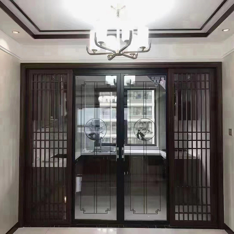 实木花格门窗屏风新中式家庭玄关遮挡摆件客厅卧室隔断格栅镂空