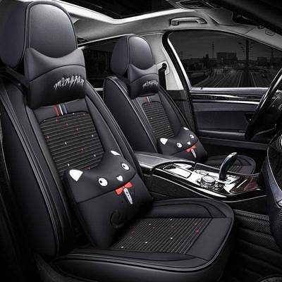 汽车坐垫四季长安CS35CS5176宝骏7510530全560包围夏季丝冰皮座套