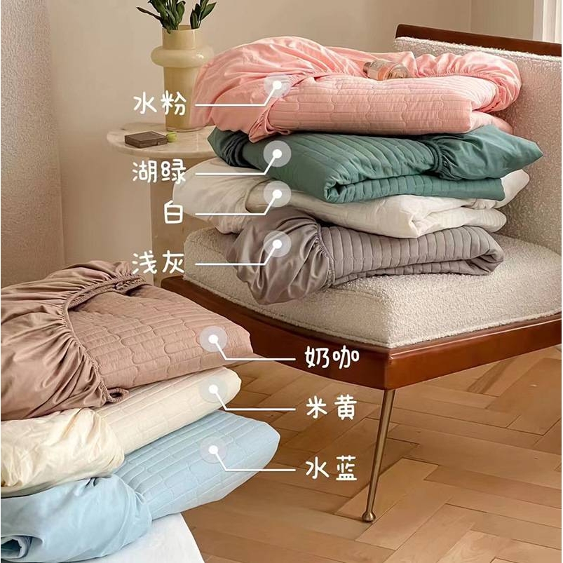 纯棉可机洗床笠夹棉床垫保护套席梦思床包可水洗透气床罩加厚加高