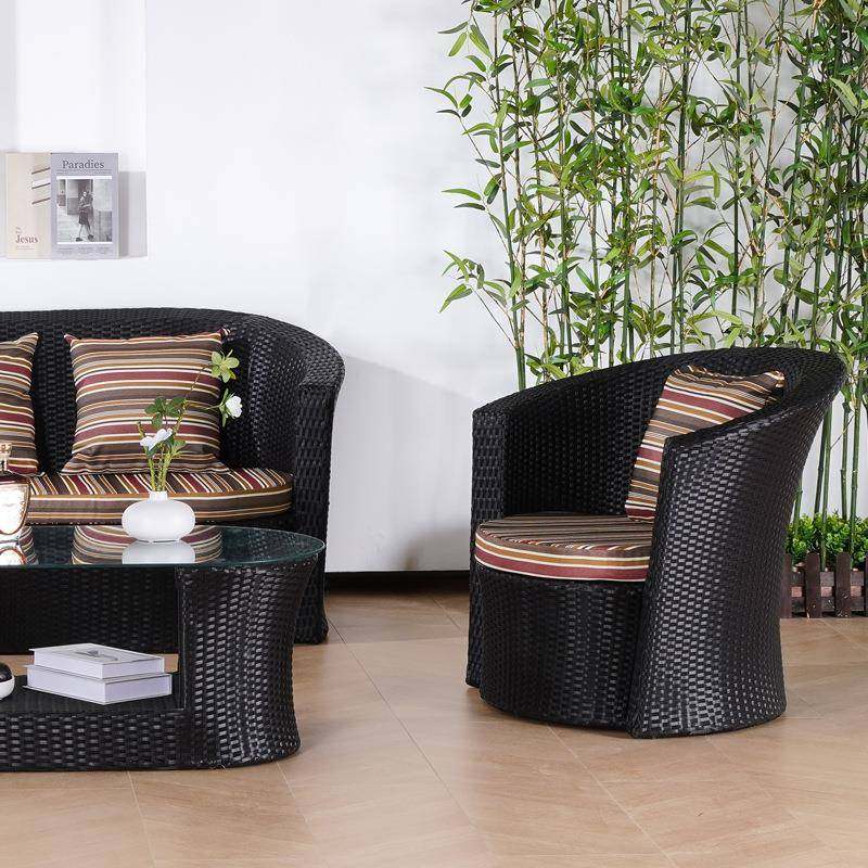 户外沙发庭院组别合阳台花园露室台藤椅外样板房阳光房藤编墅498,住宅家具,户外沙发,淘宝优惠券,粉丝福利购,淘宝优惠卷