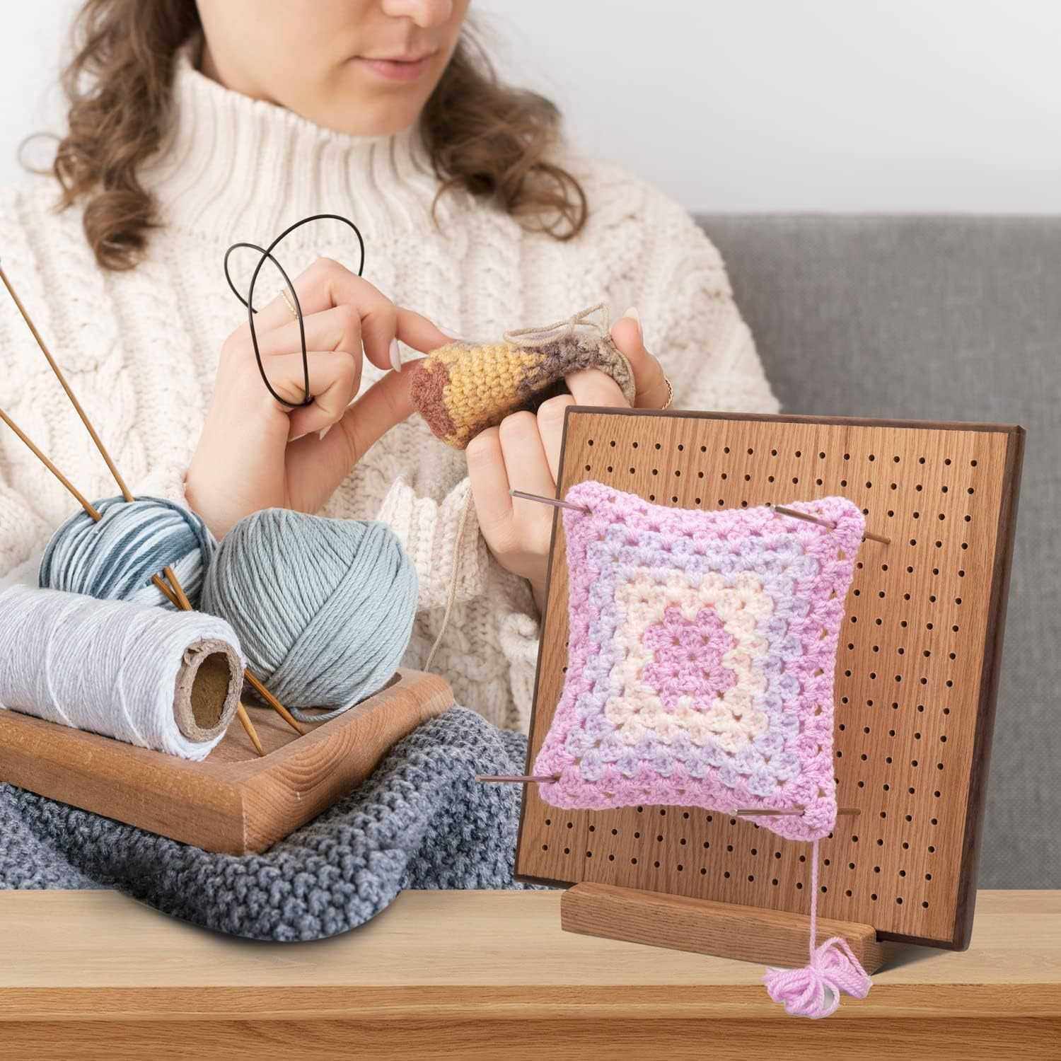 wooden blocking board毛线编织板实木方形祖母格花片定型器,居家布艺,缝纫DIY材料套装,淘宝优惠券,粉丝福利购,淘宝优惠卷