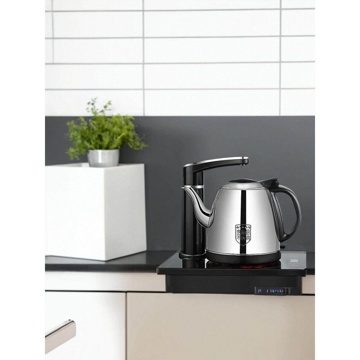 盈悦平板电磁茶炉自动上水电磁炉电热水壶烧水壶泡茶专用平底茶具