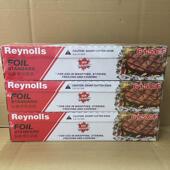 615CF美园雷诺兹锡纸窑鸡加厚花甲粉铝箔烧烤保温45 300大卷食品
