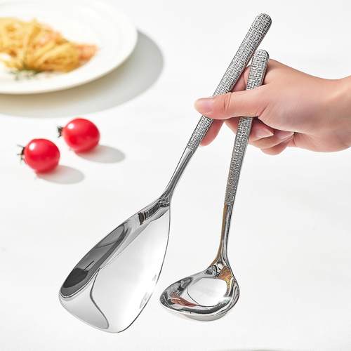 304不锈钢勺子个人专用分餐勺高档精致汤勺大号家用吃面勺小锅铲