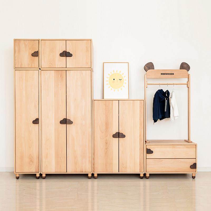 觅木儿童实木衣柜男孩女孩卧室收纳柜子儿童房榉木储物柜组合衣橱,住宅家具,儿童衣柜,淘宝优惠券,粉丝福利购,淘宝优惠卷