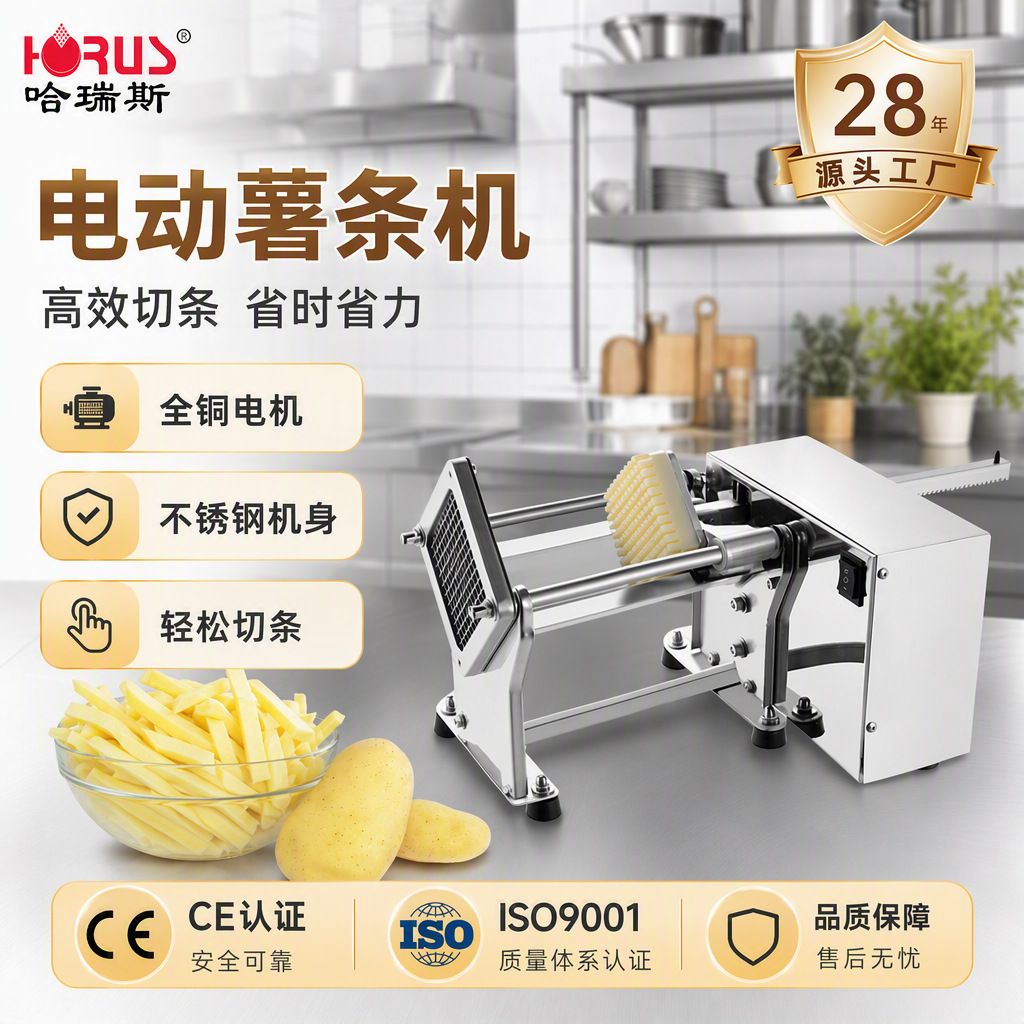 电动切薯条机家用不锈钢果蔬切条机器土豆黄瓜商用切菜机厂家