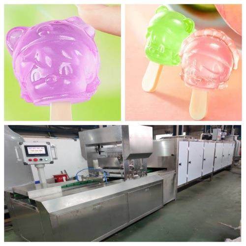 全自动糖果浇注线 双色软糖加工机械 小型糖果成型机厂家销售工艺