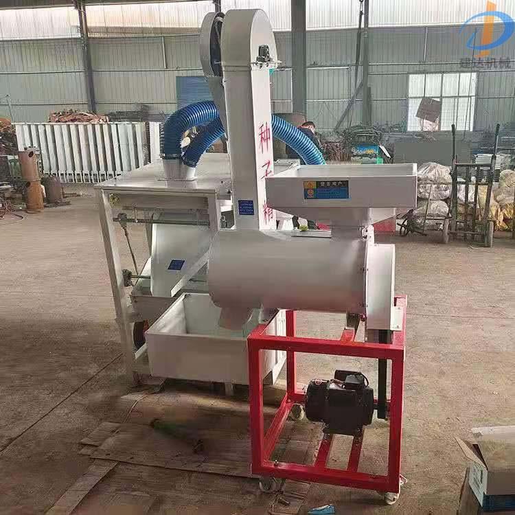 水稻种子脱芒清选机小麦种子打芒机家用水稻脱芒机稻谷打毛筛选机