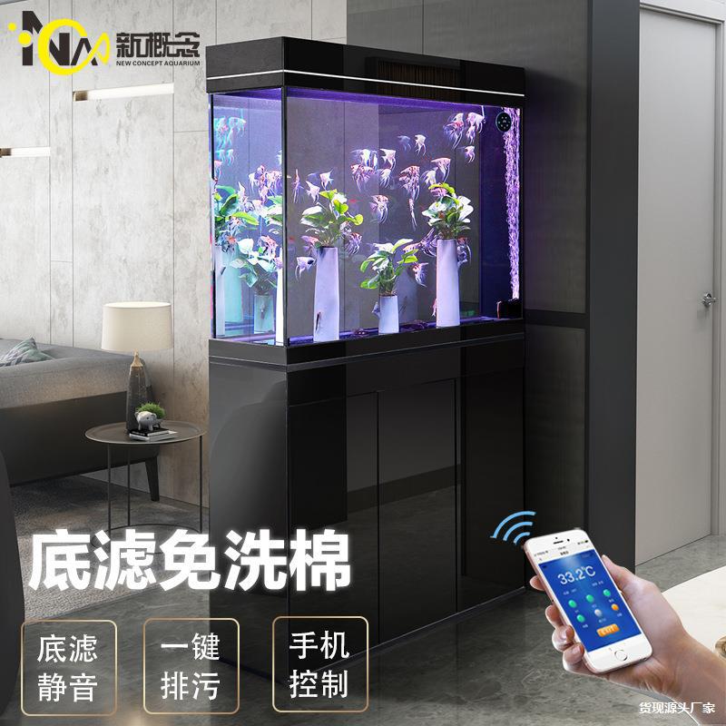 隔断置物架间厅柜欧式玄关鞋柜一体入户正对玄关台小户型带鱼缸