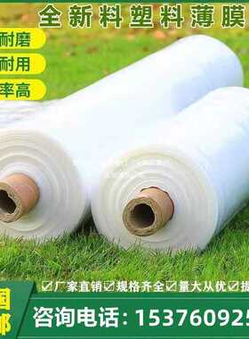晶知防水塑料布塑料薄膜农用抗老化加厚大棚膜透明包装防雨布防尘