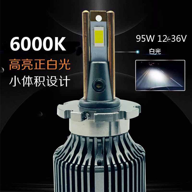 跨境热销12V24V电压95W大功率H1H7高亮6000k汽车前