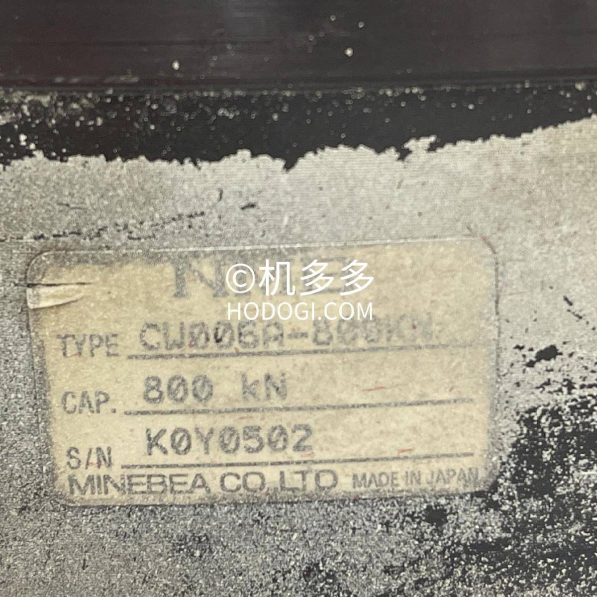 NMB CW006A-800KN压力传感器用于住友SE350S电动注塑机