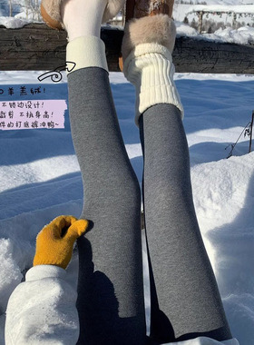 灰色打底裤女2025新款冬加厚加绒款黑色连裤袜抗寒保暖压力瘦腿袜