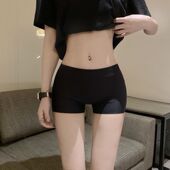 二合一收腹提臀婚纱jk打底裤 无痕冰丝平角内裤 女防走光夏季 安全裤