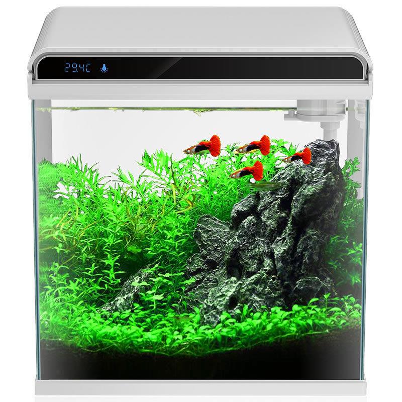 厂家直发鱼缸水族箱乌龟缸金鱼缸创意小型鱼缸HE生态鱼缸桌面