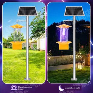太阳能杀虫灯,户外杀虫灯,捕虫灯,农业变频振动果园庭院茶园稻