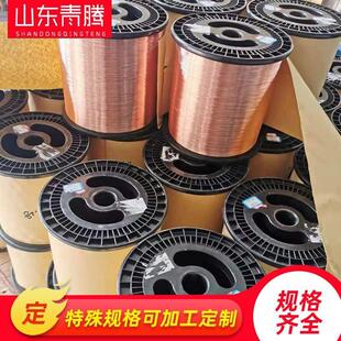 T2Z紫铜丝加工TU1TU2无氧铜丝C1100导电软态退火裸铜丝硬态半硬紫