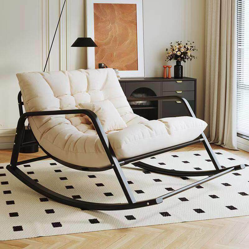 双人摇摇躺椅阳台沙发椅休闲午休舒适客厅懒人沙发休闲椅摇椅网红