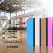 篮球场羽毛球馆墙围桌球馆防撞软包柱子体能培训练幼儿园自粘软包