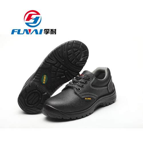 富士康静电鞋 过电子门安检门 无金属牛皮 超轻劳保鞋 绝缘6kv