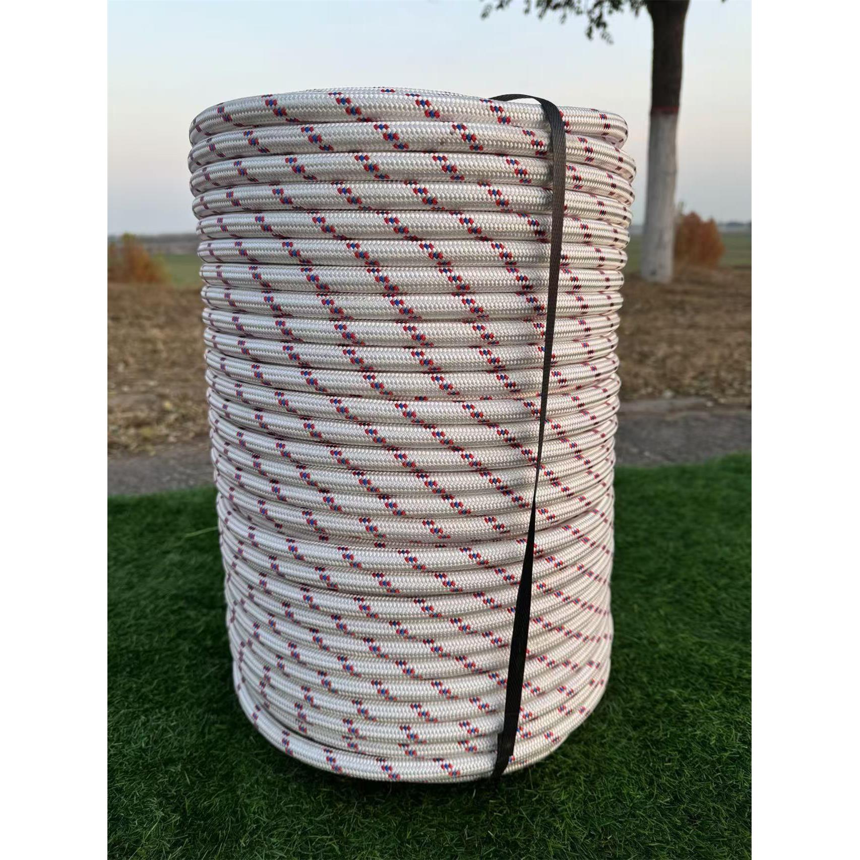 高空作业绳安全绳耐磨涤纶绳外墙滑板绳蜘蛛人专用吊板绳高空吊绳