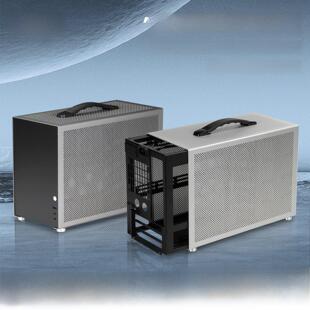 小喆优品D3铝外壳主机箱atx电源280水冷迷你紧凑小型直插itx机箱