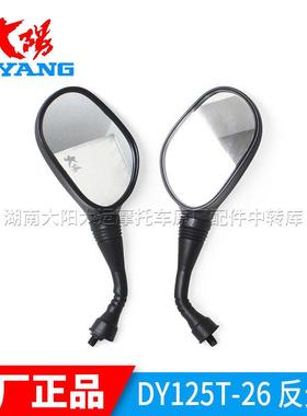 大阳摩托车原厂配件DY100T-6/125T-26/16/28格格反光镜后视镜车镜