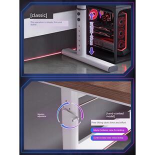 【香港】升降桌电脑桌桌面电子竞技桌桌学生家学习桌简易办公室