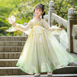 汉服女童中国风超仙古装 儿童古风小女孩春夏公主裙 连衣裙2026新款