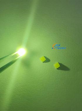 3030超高亮柠檬绿色球头膜顶1W草绿光普绿555nm120LM发光LED灯珠