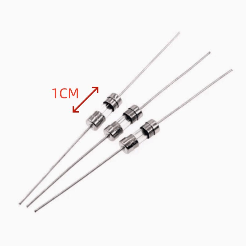 T1A250V T2.5AL T3.15 8A 10A T3AL 15A 带引脚保险管丝3.6 10